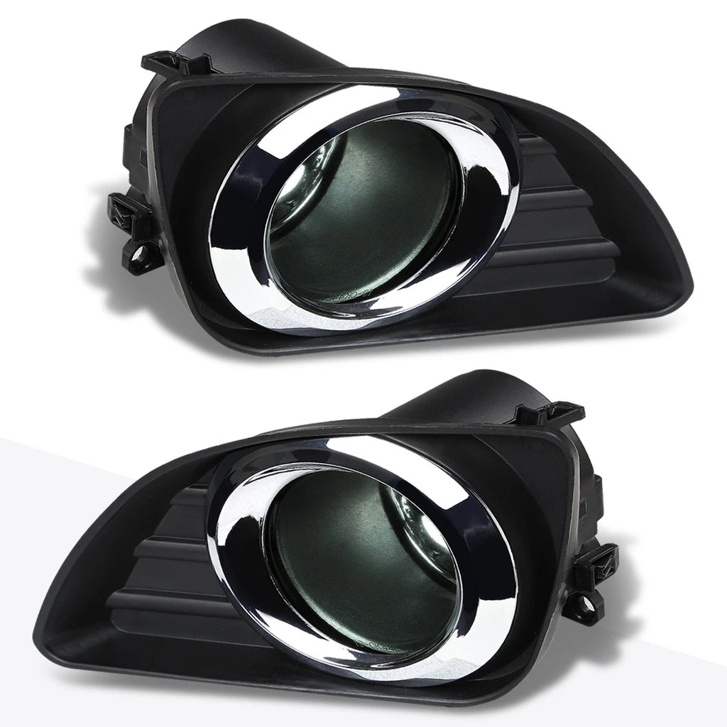Set of 2 Smoke Lens Fog Lights with Switch & Bezel for Camry (2010–2011)