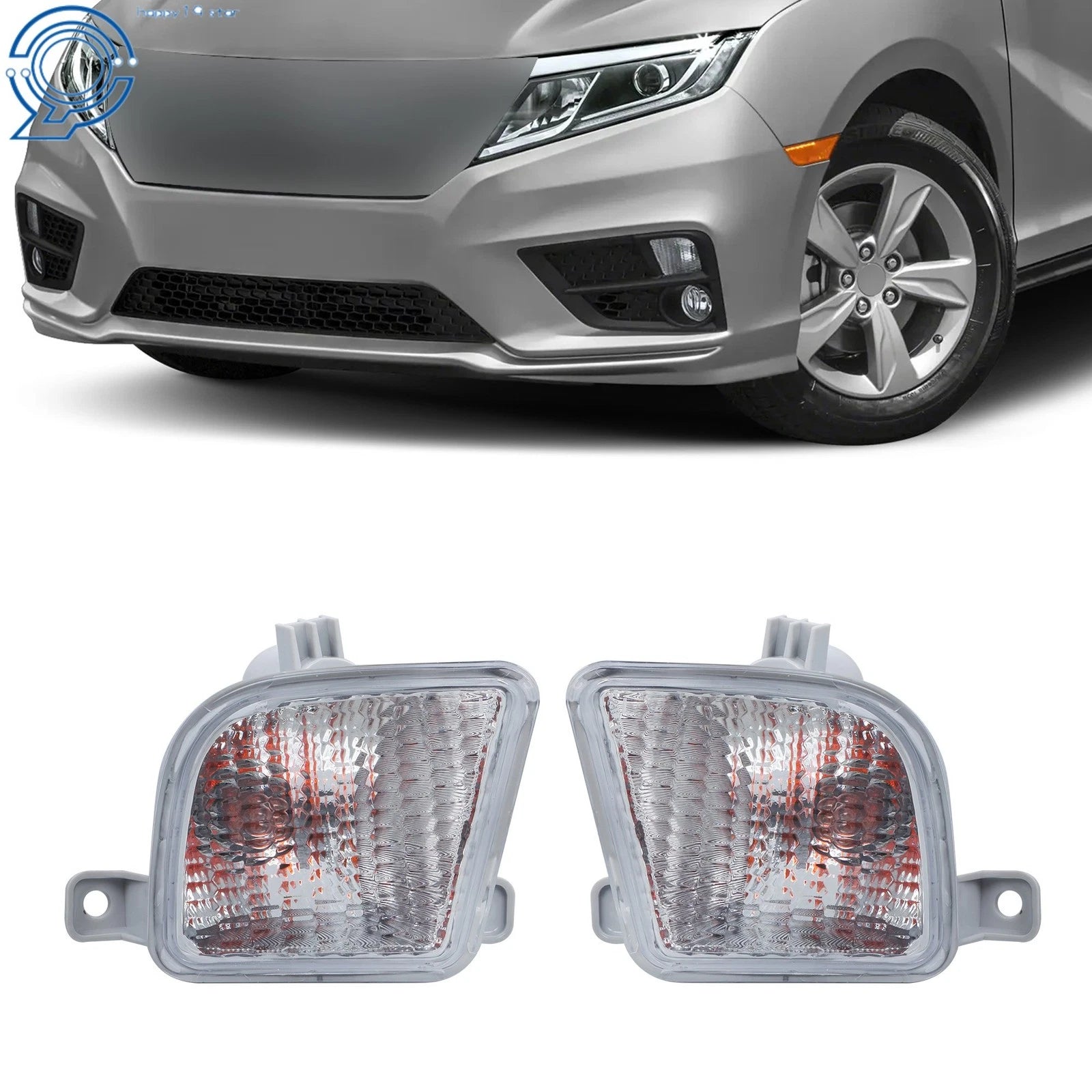 Set of 2 Halogen Turn Signal Lights for Honda Odyssey Passport (2018–2021)