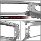 Chrome Steel Front Bumper Face Bar for Toyota Tundra (2007–2013)