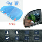 4x HD PET Anti-Fog Mirror Protective Films Anti-Glare for NANO RearView