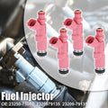 Set of 4 Fuel Injectors 23250-75080 for Toyota Tacoma 2.4L (1998–2004) 4Runner 2.7L (1998–2000)