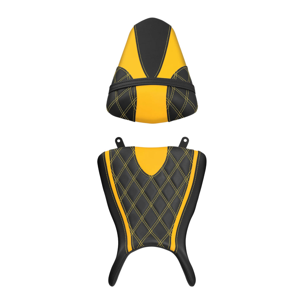 Rider & Passenger Seats for Yamaha YZF R3 (2015–2024) Black Yellow