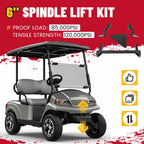6" Spindle Lift Kit for Yamaha G29/Drive Golf Cart (2007-Present)