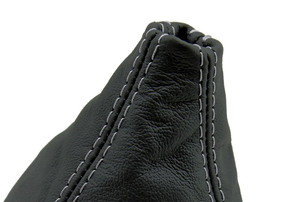Leather Manual Shift Boot Cover for BMW E36 (1992–1999) Gray Stitch
