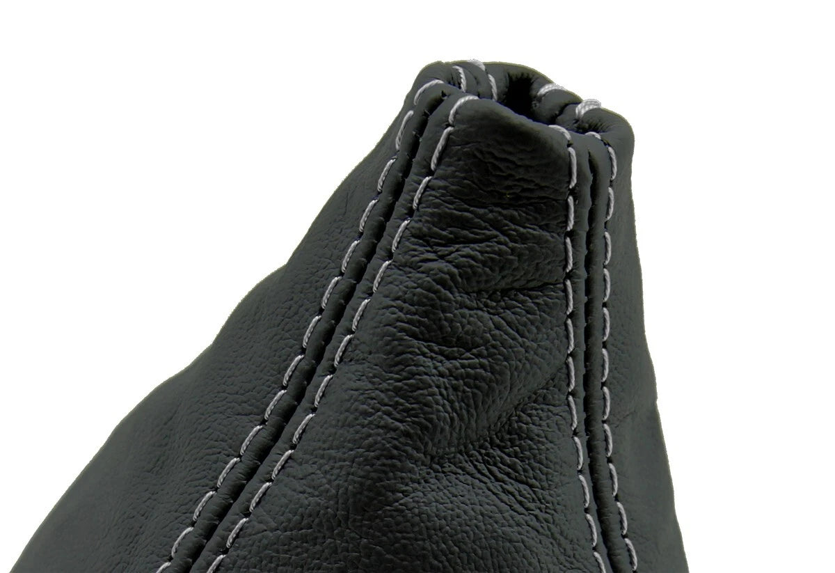 Leather Manual Shift Boot Cover for BMW E36 (1992–1999) Gray Stitch