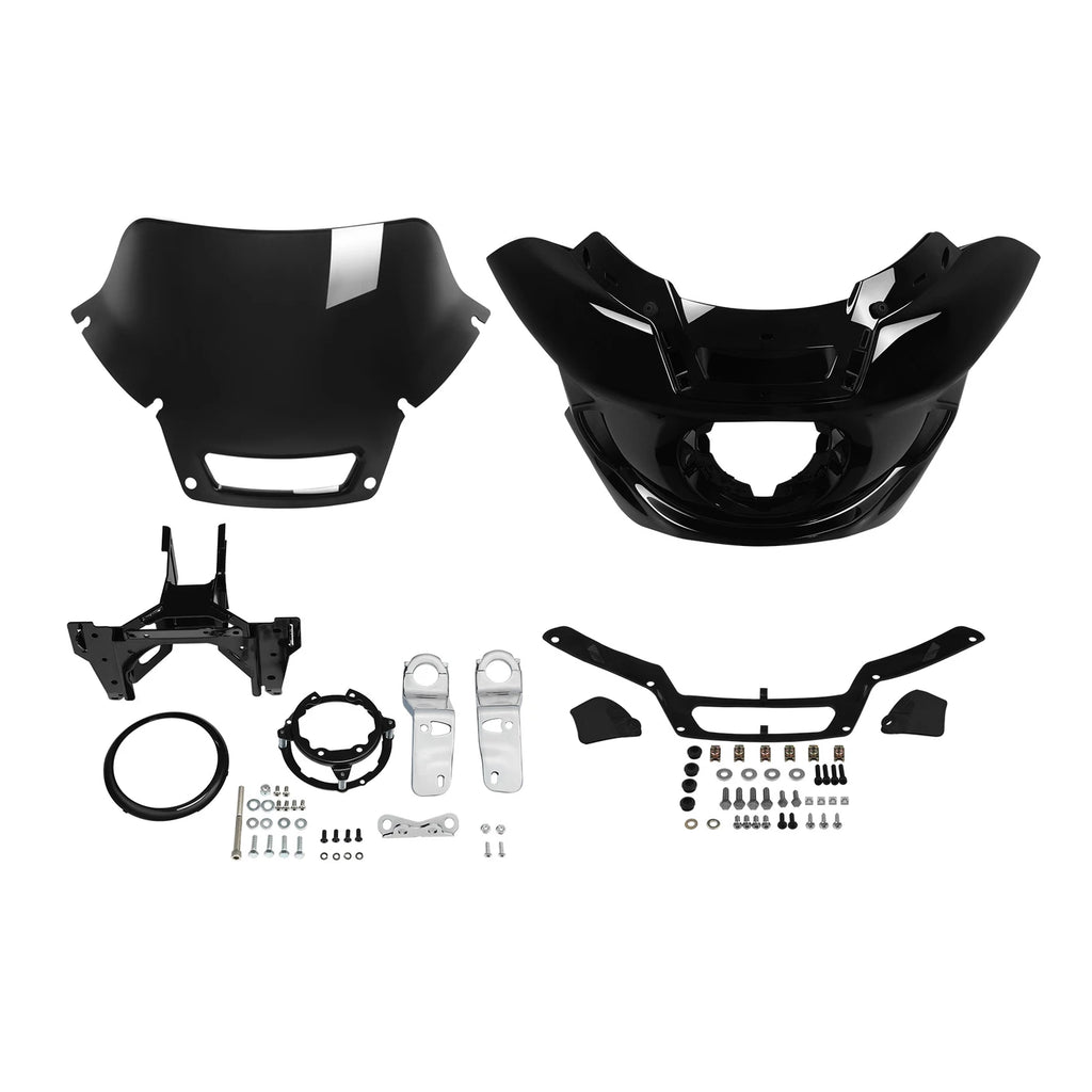 Headlight Fairings Mount Bracket Kit for Harley Low Rider ST (2022–2025) Black
