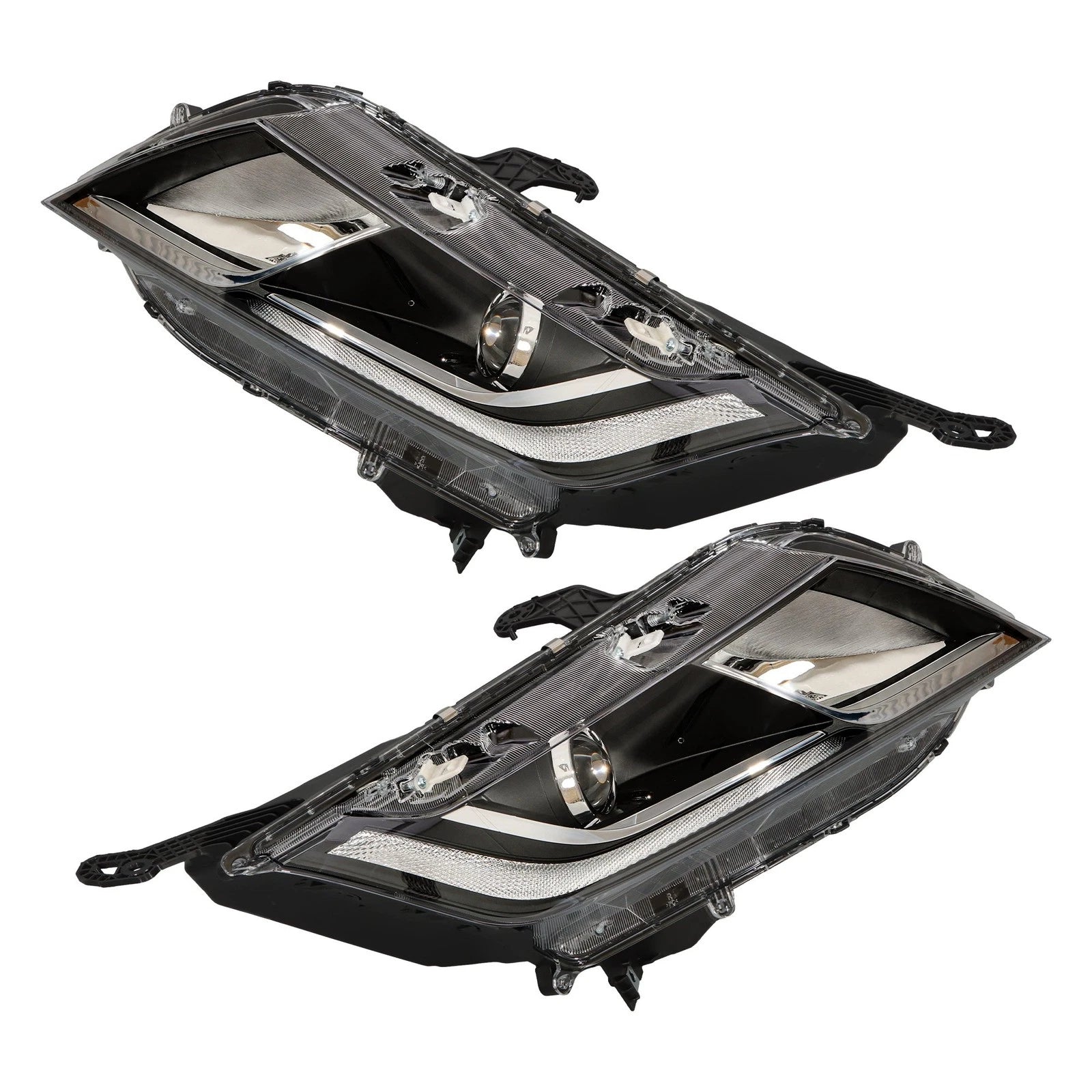Set of 2 Headlights for Honda Odyssey (2018–2020) Halogen Clear Lens