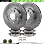 Front Brake Pads and Rotors for Chevrolet Silverado 1500 (2009–2019)