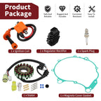 Ignition Coil, Spark Plug, Regulator Rectifier & Stator for Yamaha YFM Raptor 660R (2001–2005)