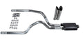 Dual Exhaust Kit for Dodge Dakota (1987–1996) 2.5" with Slash Tips