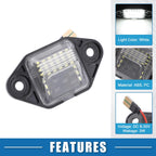 2X 6500K White LED License Plate Light F6UZ-13550-AA for Ford E-150 E-250 (2003–2014)