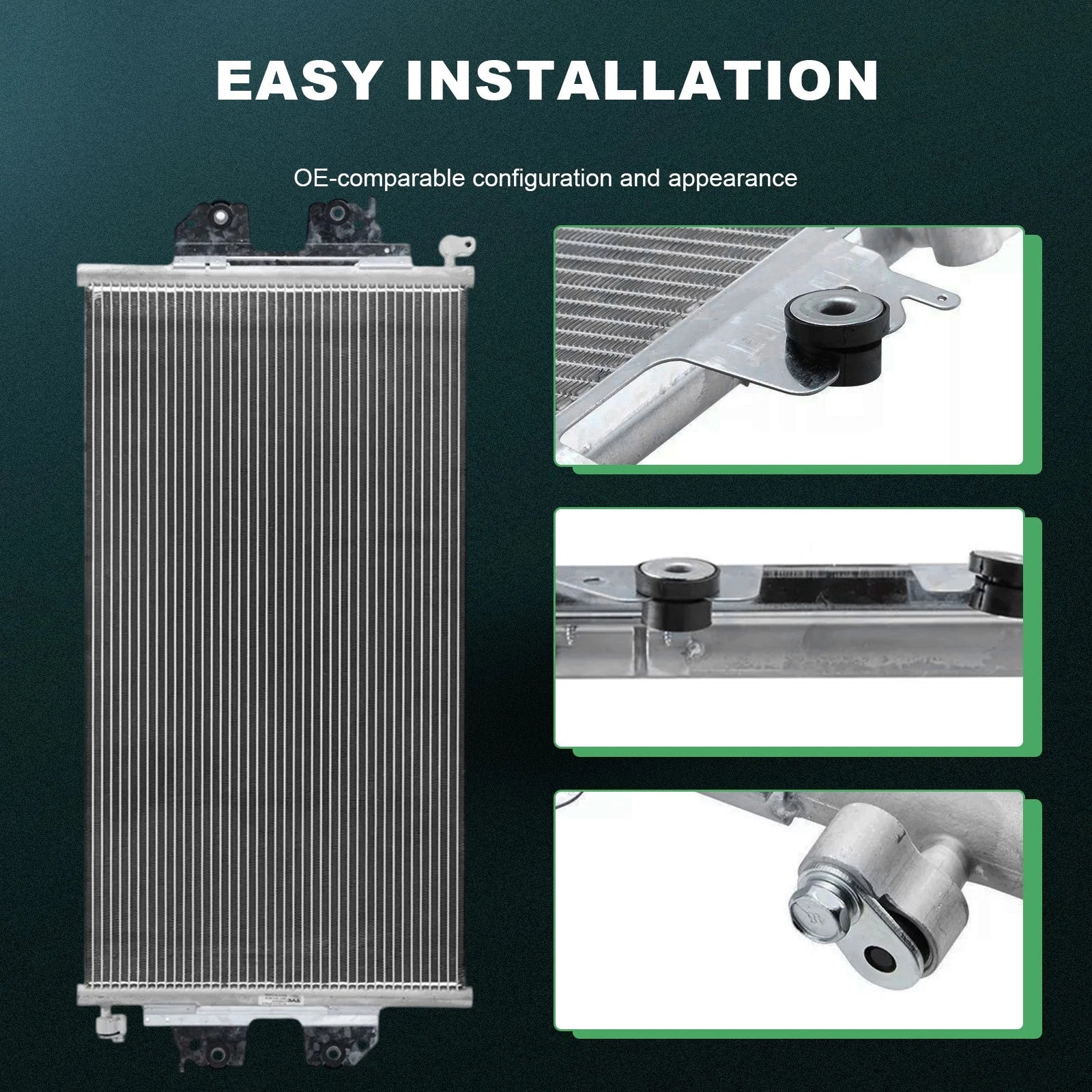 AC Condenser for Chevrolet Express 2500 GMC Savana 2500 3500 (2003–2019)