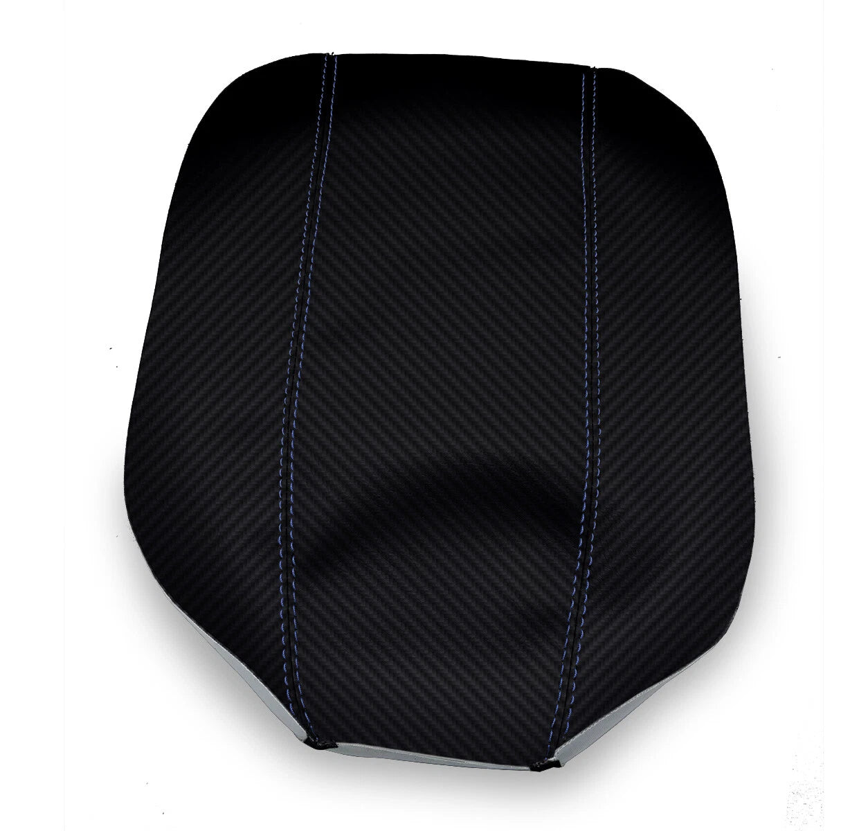 Carbon Fiber Console Lid Armrest Cover for Ford Mustang (2015–2020)