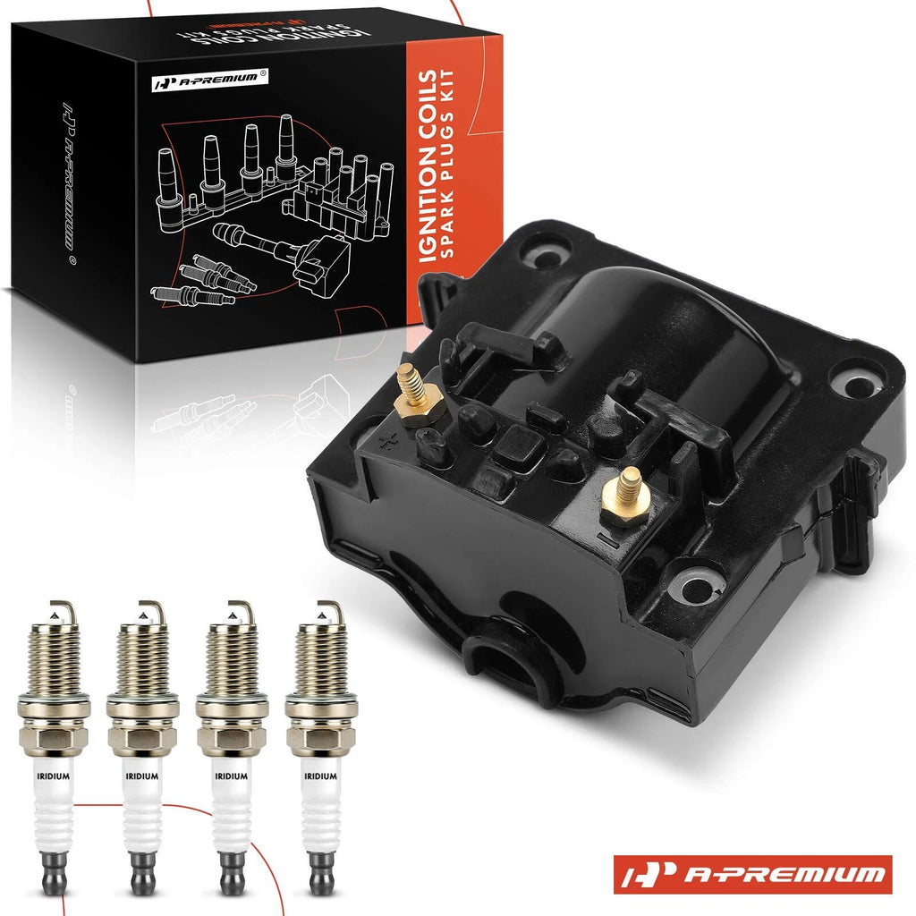 Ignition Coil and Spark Plug Set for Toyota Celica (2000-2005)