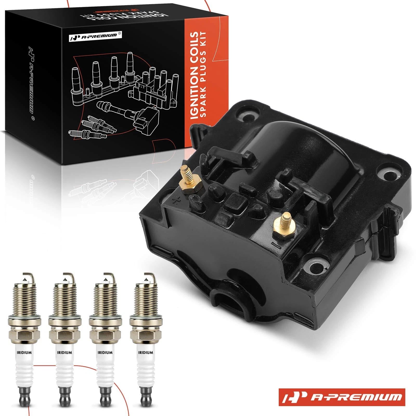 Ignition Coil and Spark Plug Set for Toyota Celica (2000-2005)