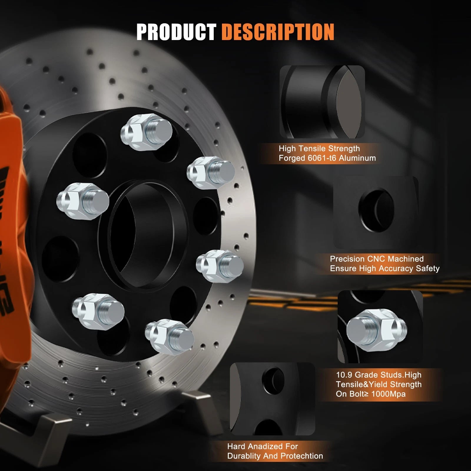 4X 2" Hubcentric Wheel Spacers 6x5.5 for Chevrolet GMC K1500 Suburban (1999–2006)
