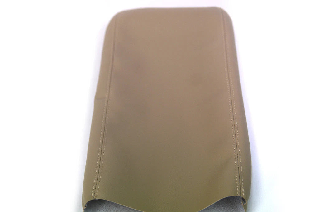 Leather Synthetic Console Armrest Cover for Dodge Dakota (2006–2010) Beige
