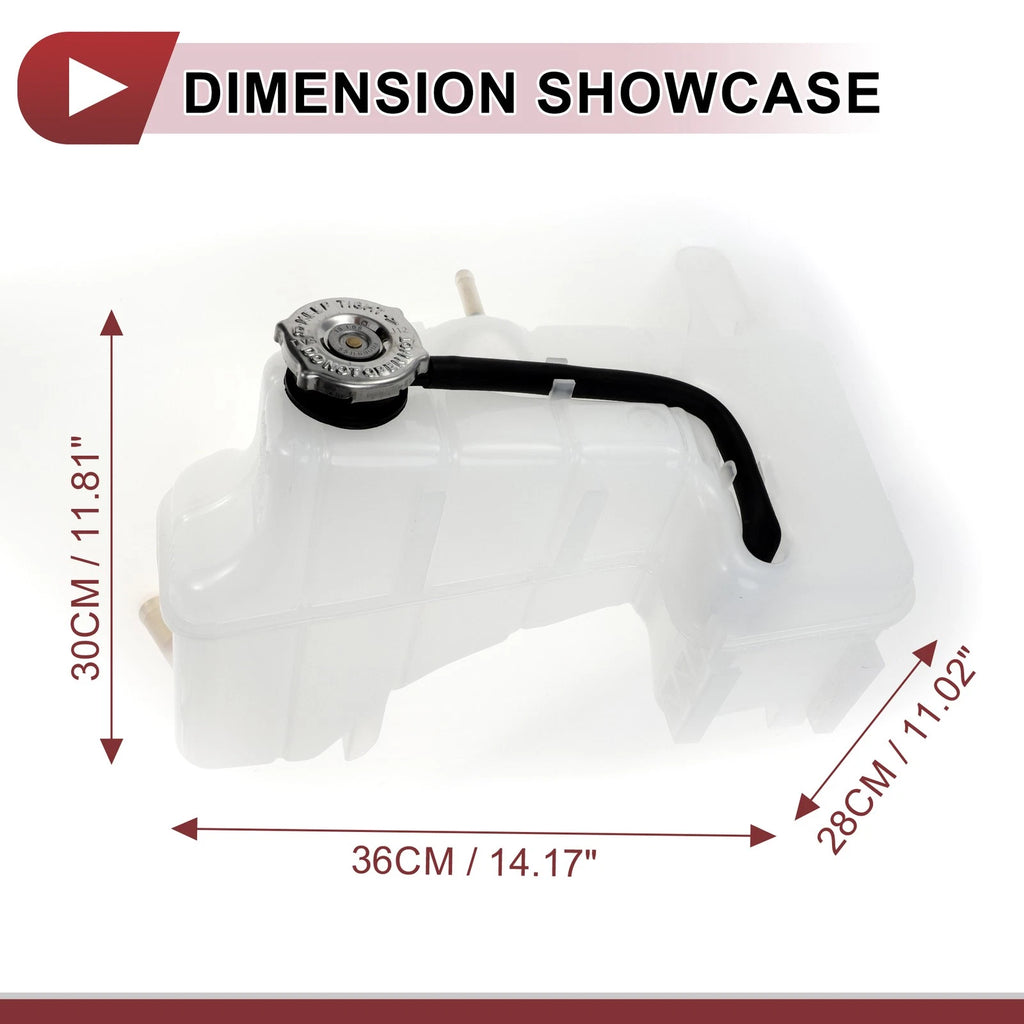 Coolant Expansion Overflow Tank with Cap No. 4596466AG for Dodge Charger 