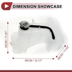 Coolant Expansion Overflow Tank with Cap No. 4596466AG for Dodge Charger 