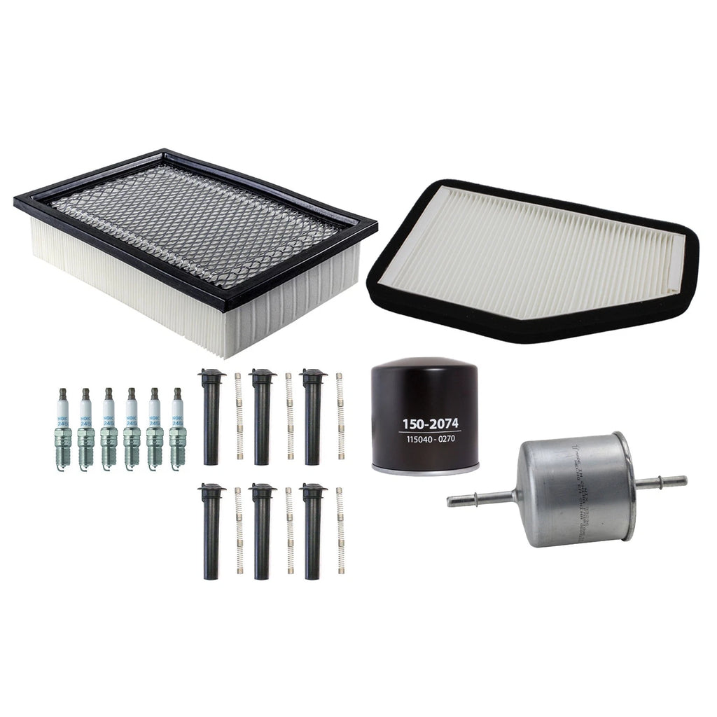 Tune Up Kit with 6 NGK Spark Plugs and Boots for Mazda Tribute (2001–2008)