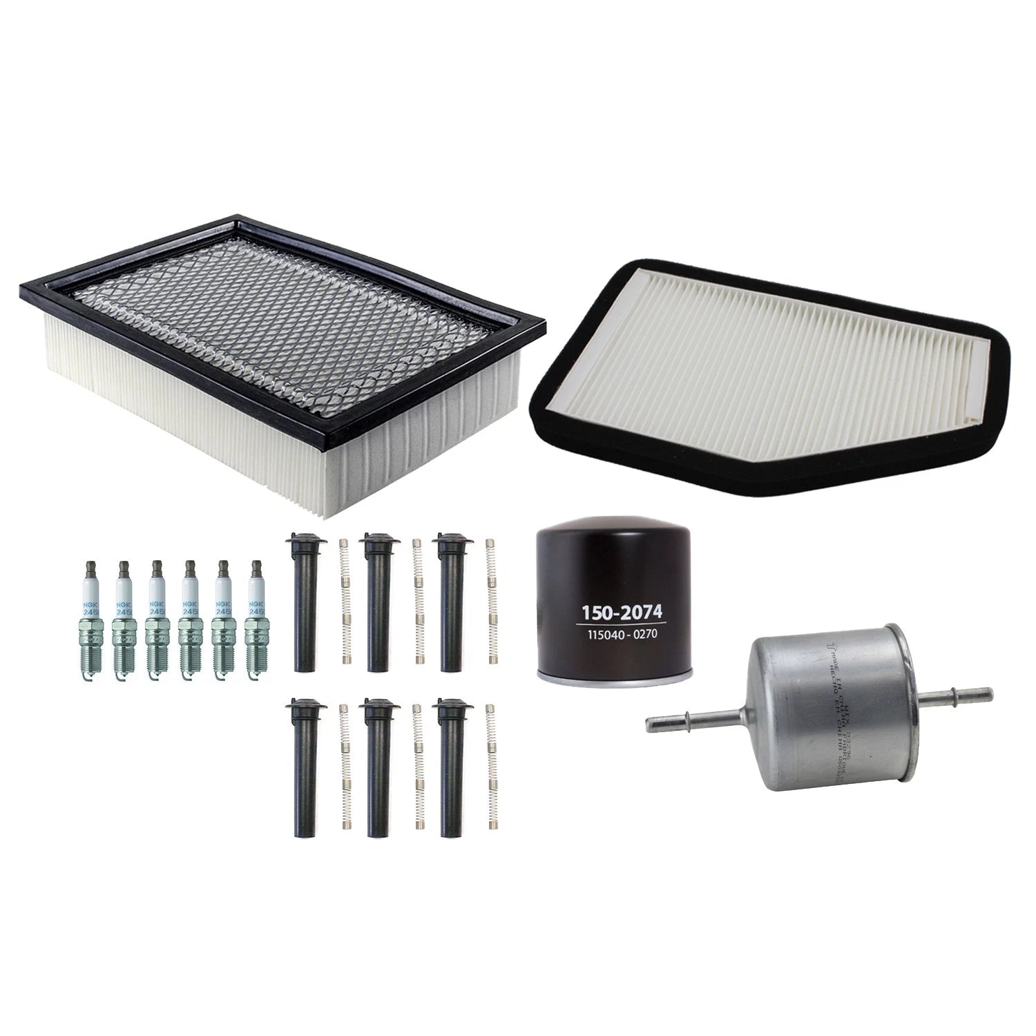 Tune Up Kit with 6 NGK Spark Plugs and Boots for Mazda Tribute (2001–2008)
