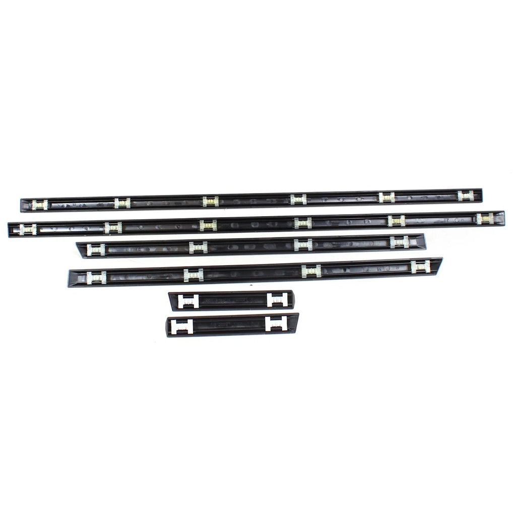 Set of 6 Fender and Door Moldings for BMW 3-Series E36 Sedan