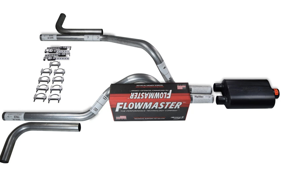 2.5" Dual Exhaust Kit for Dodge Dakota (1987–1996) - Flowmaster Super 40 Side Exit