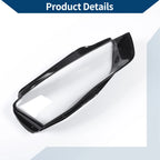 1 Pc Headlight Lens Cover for Audi (2009–2012) No. 8K0941044E Black
