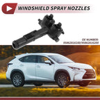 Headlight Washer Nozzle 2 x for Porsche Cayenne (2011-2018)