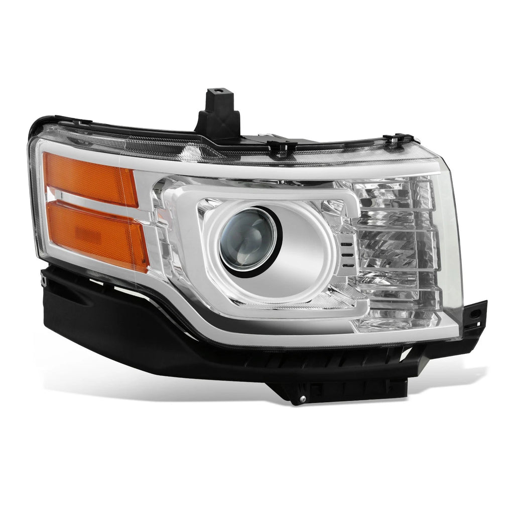 Passenger Right Chrome Projector Headlight for Ford Flex (2009–2012)