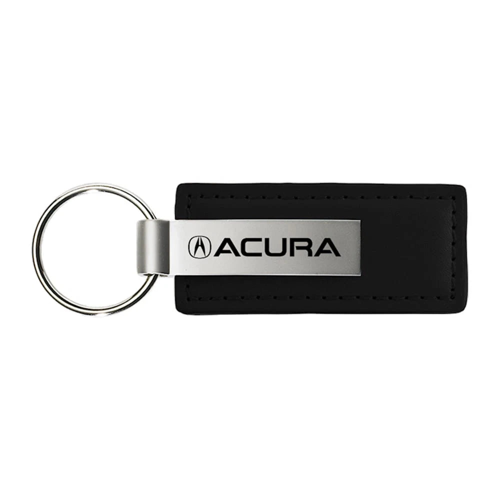Black Leather Keychain KC1540.ACU - Officially Licensed for Acura