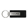 Black Leather Keychain KC1540.ACU - Officially Licensed for Acura