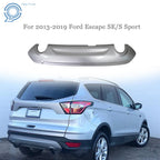 Rear Lower Bumper Cover Trim for Ford Escape SE/S Sport (2013–2019) Silver