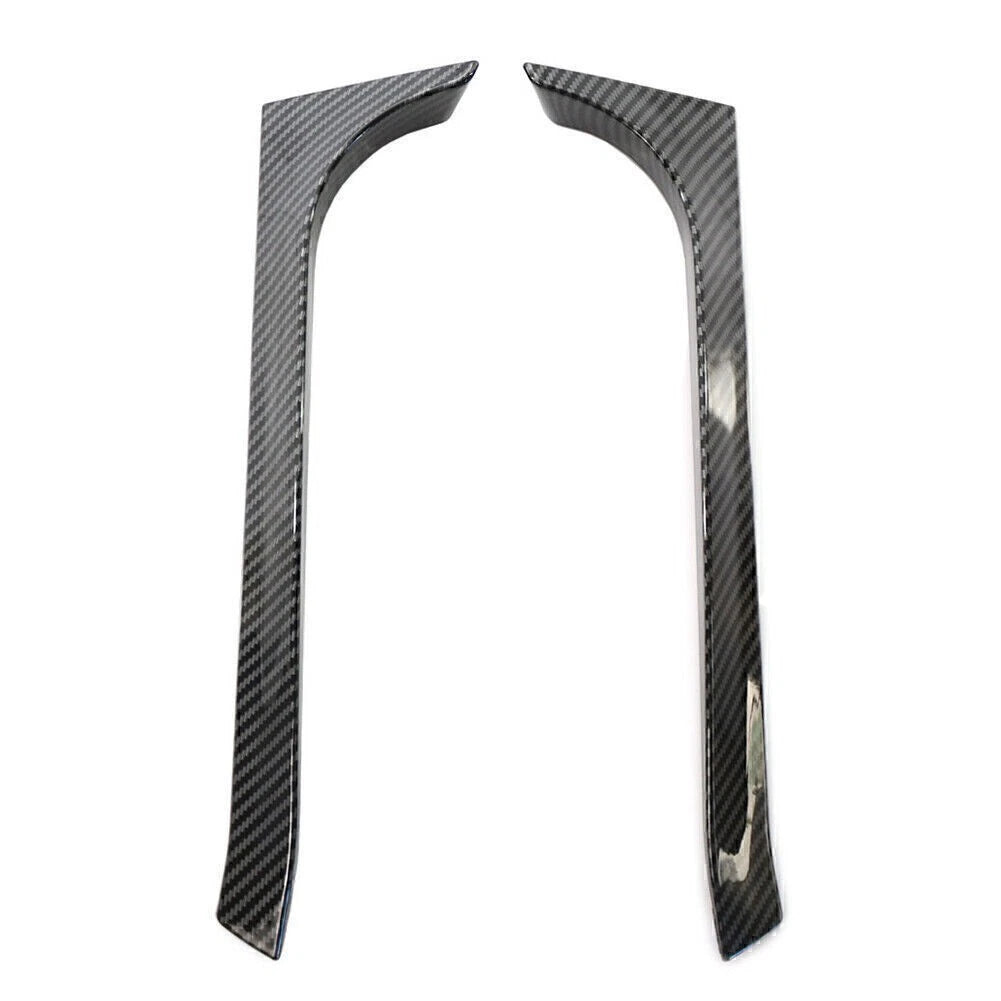Carbon Rear Window Side Spoiler Canard Splitter Trim for VW Golf 6 (2009–2013)