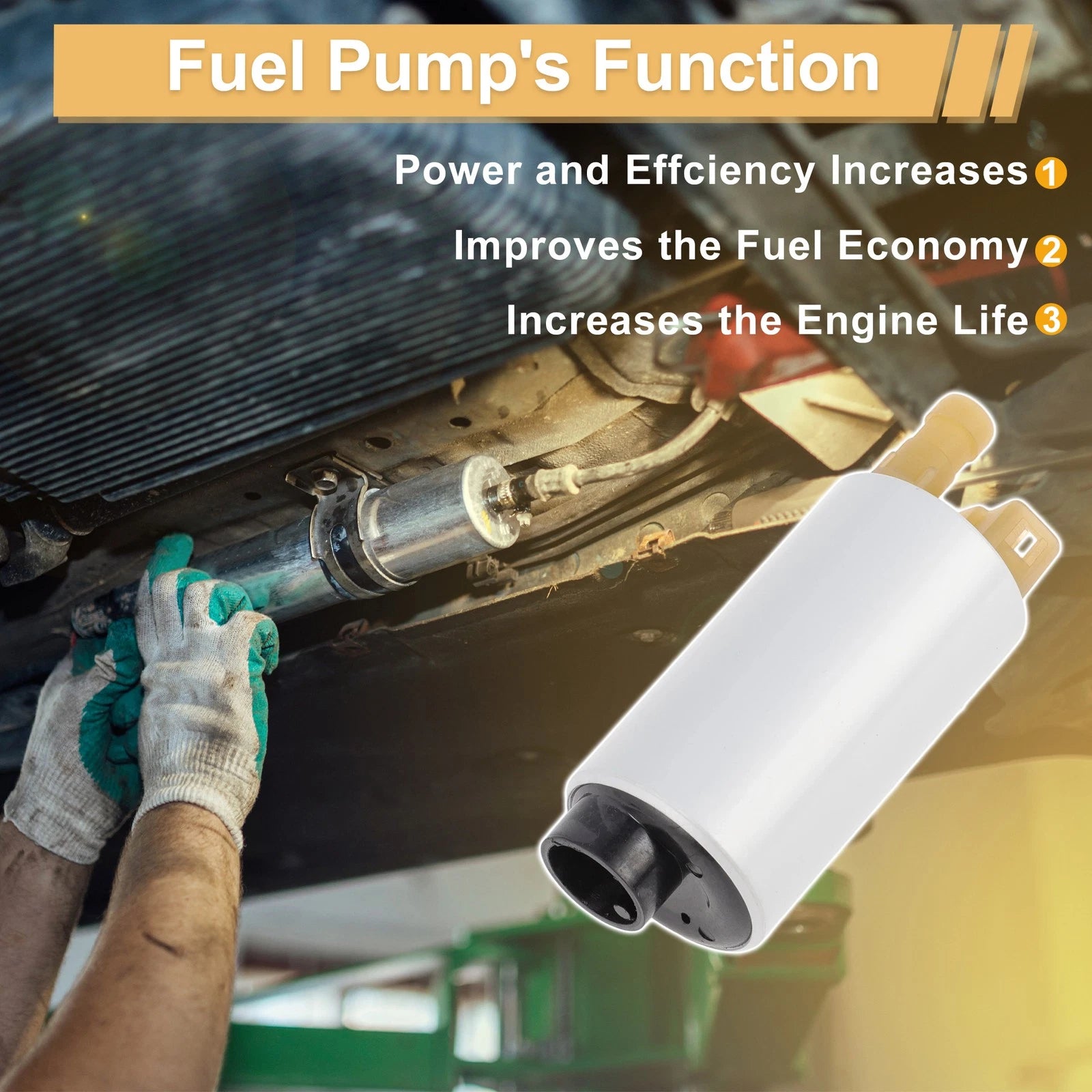 Fuel Pump for Volkswagen Golf II (1983–1991) Metal Replaces 4020136
