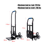 Portable Stair Climbing Hand Truck Dolly for All Terrain (2010–2023)