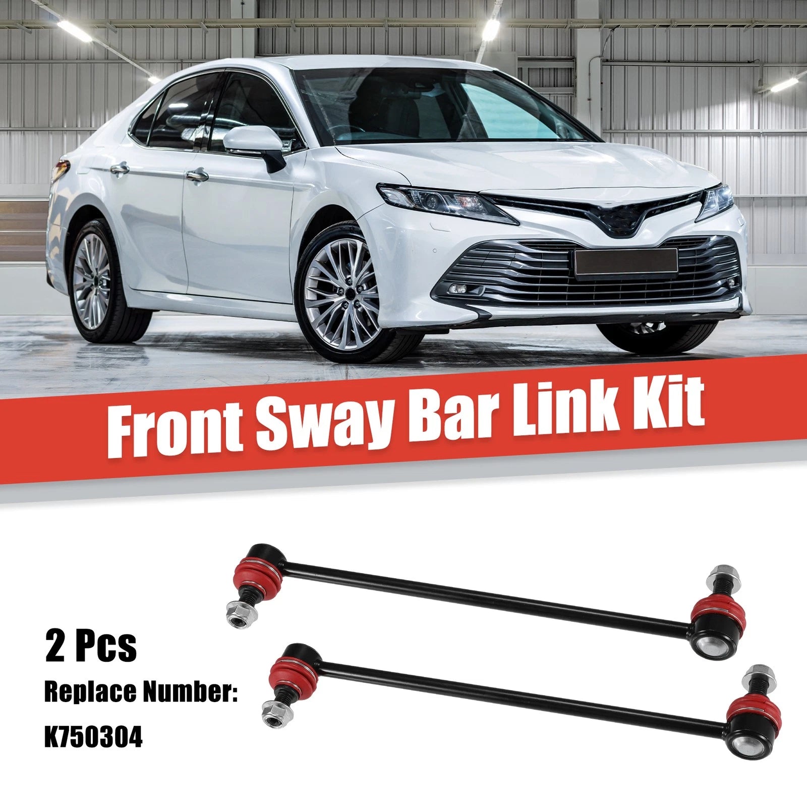 2pcs Front Stabilizer Sway Bar End Links for Toyota Camry Highlander (2007–2023) No.K90344
