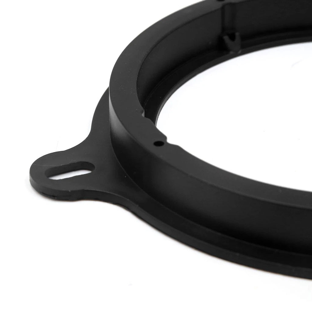 2X 6.5" Black Plastic Speaker Spacer Ring Bracket for Nissan HOVER H5 (2010–2015)