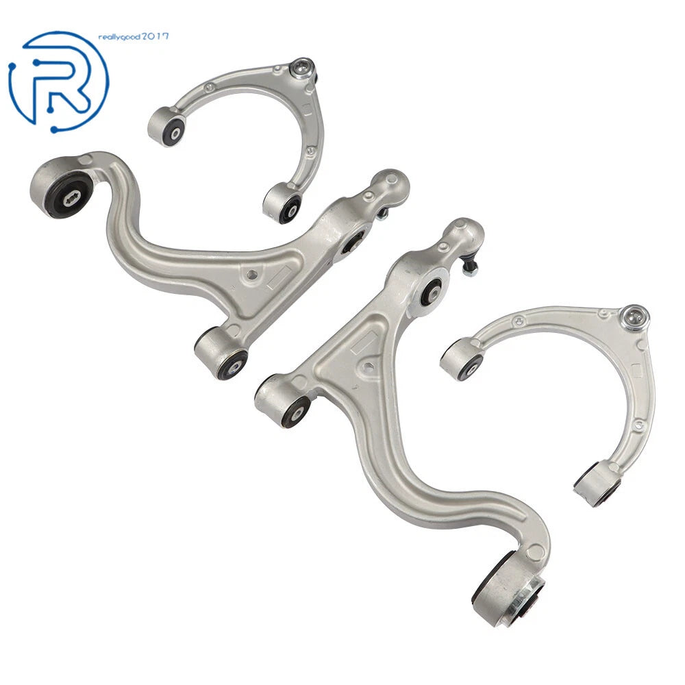 Set of 2 Front Upper Lower Control Arms for Porsche Panamera (2010-2013)