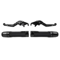 Black Extendable Brake Clutch Lever Grip Set for Ducati Panigale (2012-2019)