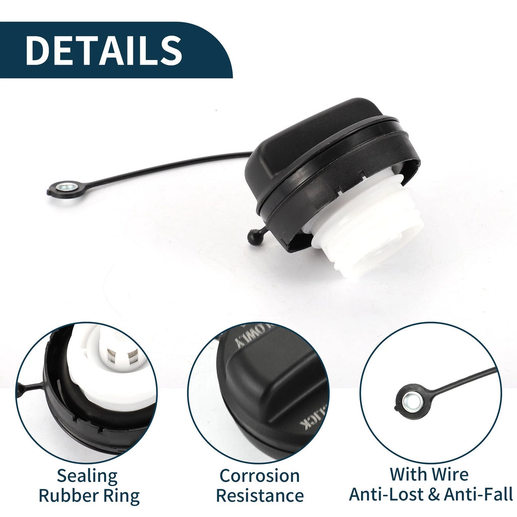 Fuel Filler Cap No. 17670SHJA31 for Honda Odyssey (2005–2010) Black White