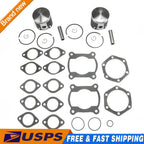 Top End Gasket Kit with Pistons for Polaris Indy Trail 488 (1986–1999)