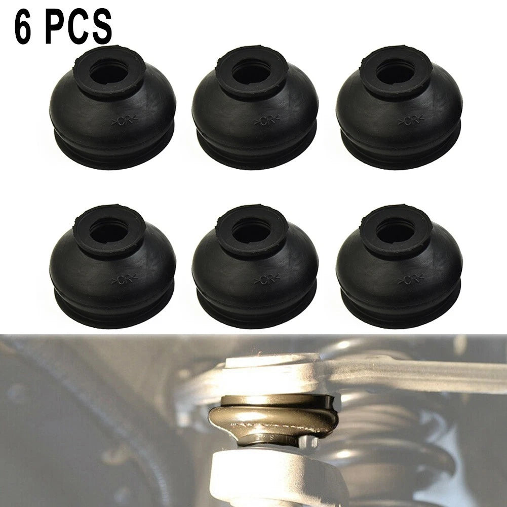 Set of 6 Rubber Tie Rod End Dust Covers for