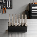 6X Screwdriver Bits Set Hexagonal Alloy Steel 50mm Silver