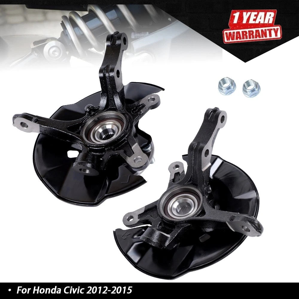 Steering Knuckle & Wheel Bearing Hub Assembly for Honda Civic (2012–2015)