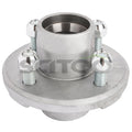 Set of 4 Galvanized Hubs & 44649 Bearings for Boat Trailer
