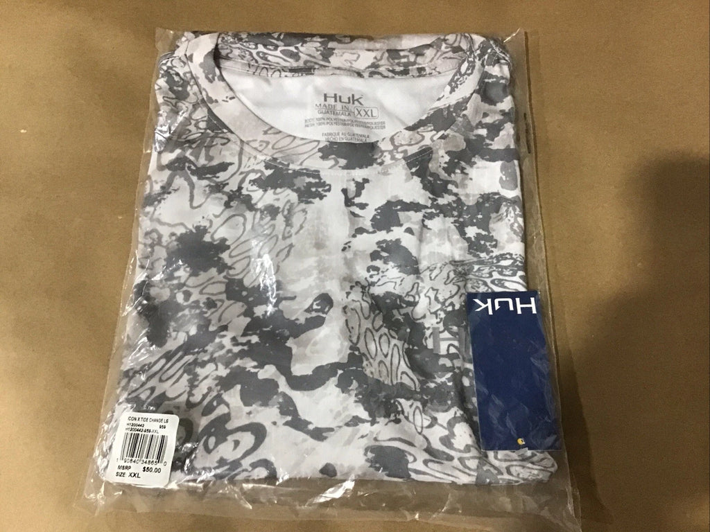 Huk Gear Icon X Tide Change LS Shirt for Hogs Back (XXL) H1200442-959-XXL