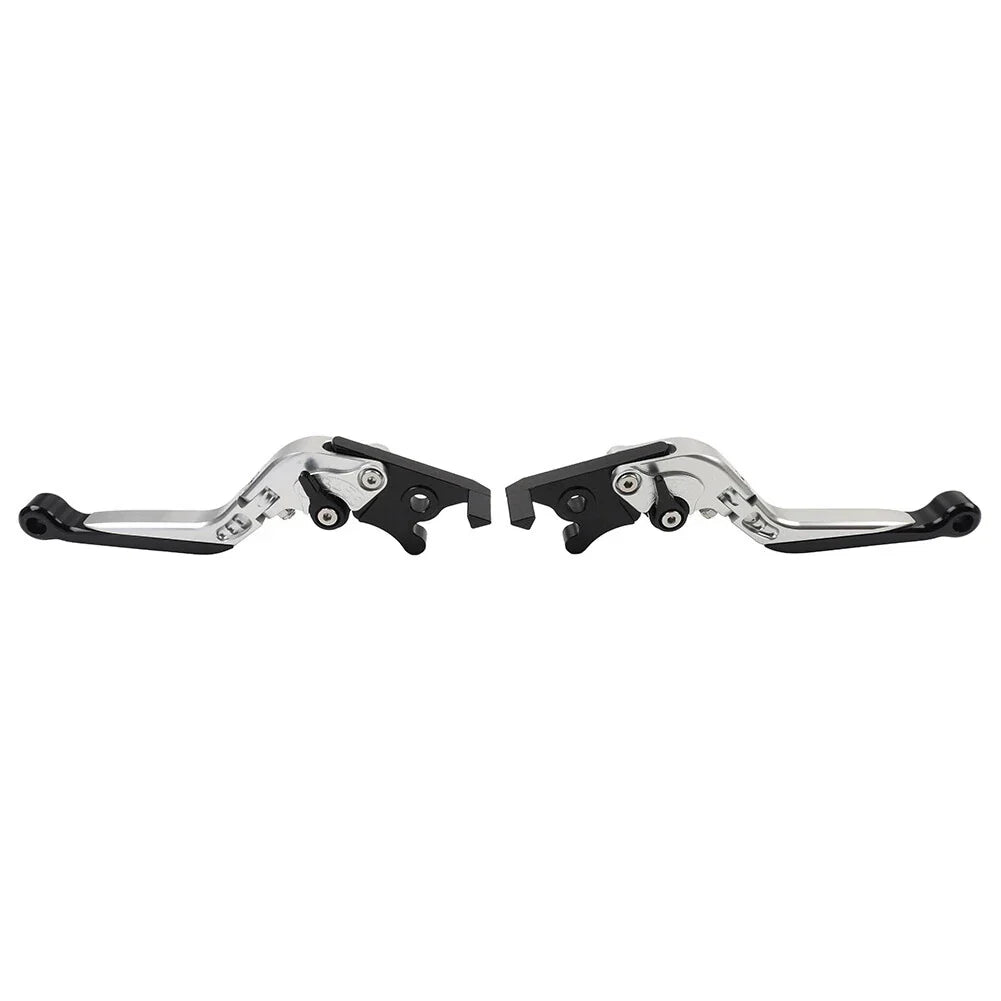 Silver Extendable Brake Clutch Levers for BMW F800GS/Adventure, F800R (08-18)