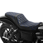 Driver Passenger Seat for Harley Dyna Super Wide Glide Street Bob (2006–2017)