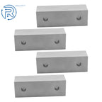 Set of 4 Aluminum Machinable Soft Clamps for 6" Mill Vises